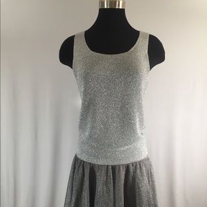XXist Metallic Silver Tank